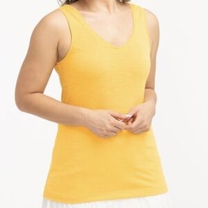 XL • Cleo • Relaxed V-Neck Tank Top 🧡